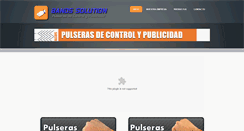 Desktop Screenshot of bands-solution.com